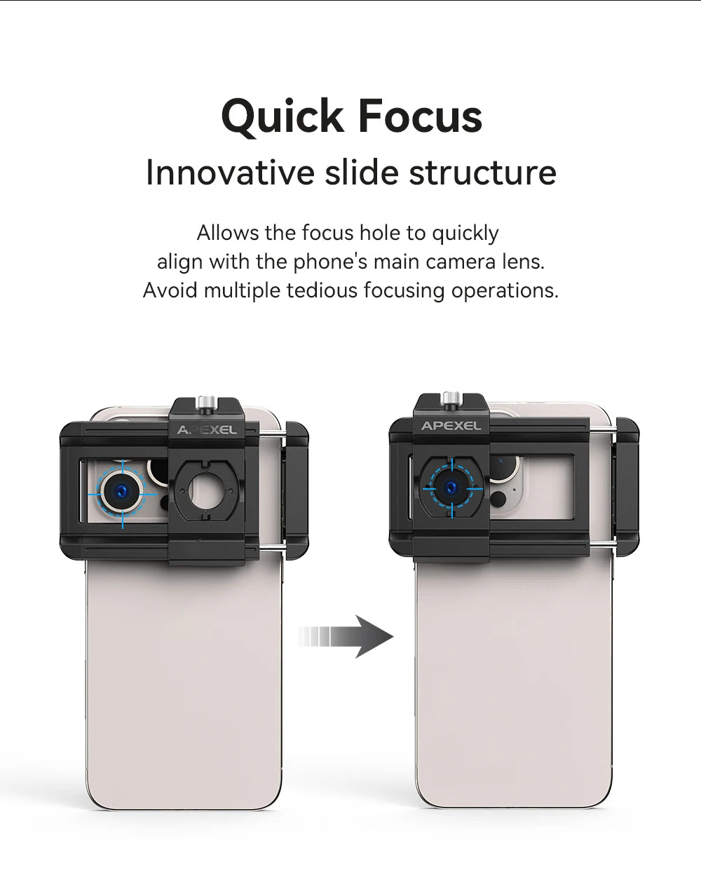 APEXEL NEW PhoneMicro 5 100X -200X Microscope Lens for Phone Lens 3 in 1 Magnification MacroLens with LED Smartphone Accessories